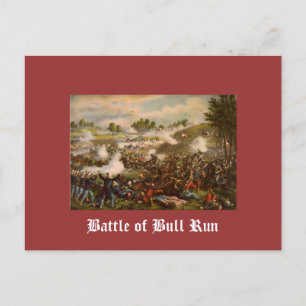 Carte Postale Bataille de Bull Run