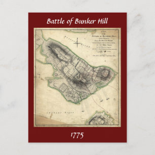 Carte Postale Bataille de Bunker Hill - Guerre révolutionnaire a