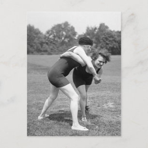 Carte Postale Bataille de chats, début des années 1900