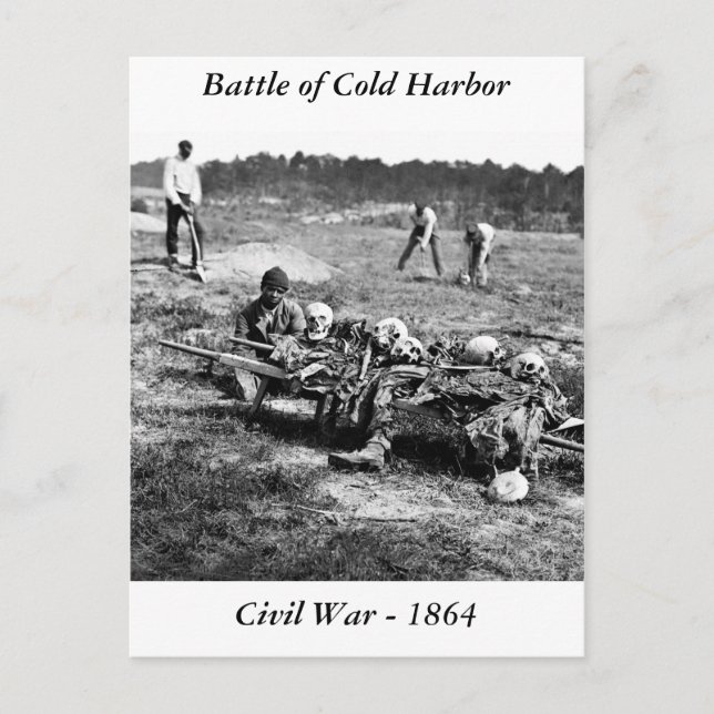Carte Postale Bataille de Cold Harbour, 1864 (Devant)
