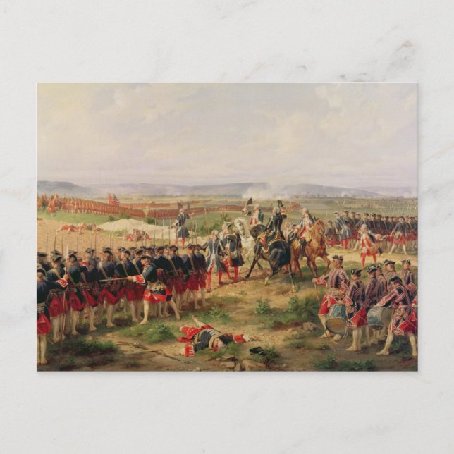 Carte Postale Bataille de Fontenoy (Devant)