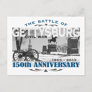 Carte Postale Bataille de Gettysburg 150 ans
