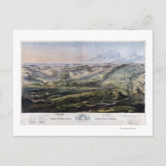 Carte Postale Bataille de Gettysburg 2 (Devant)