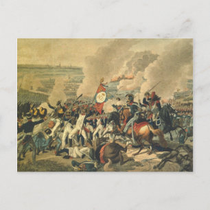 Carte Postale Bataille de Leipzig