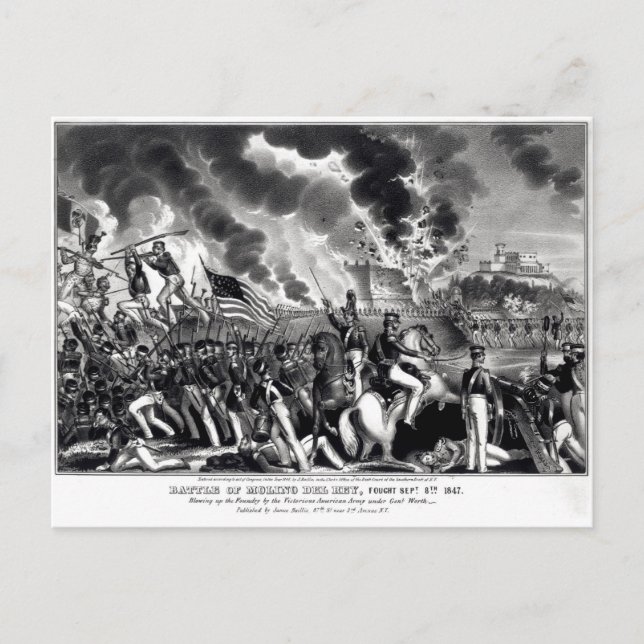 Carte Postale Bataille de Molino del Rey (Devant)