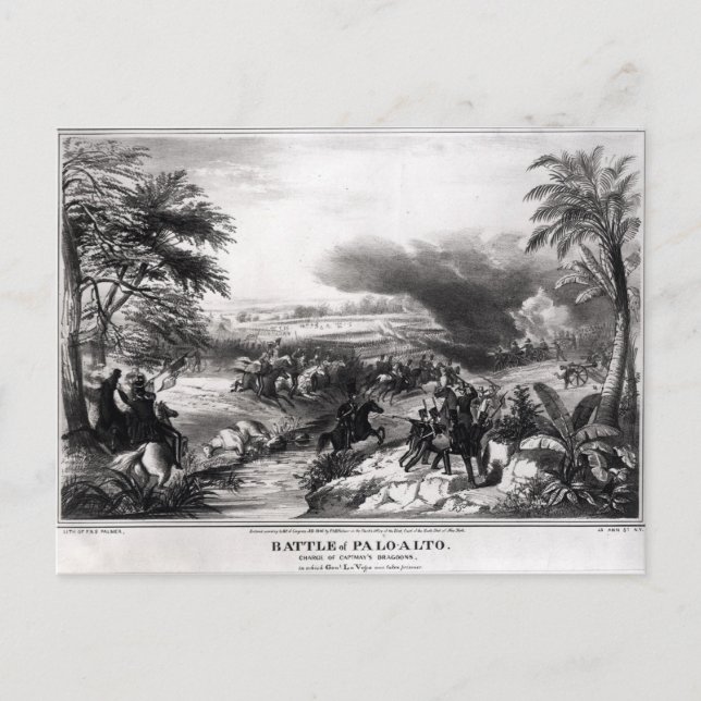 Carte Postale Bataille de Palo Alto (Devant)