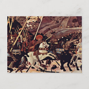 Carte Postale Bataille De San Romano Par Paolo Uccello