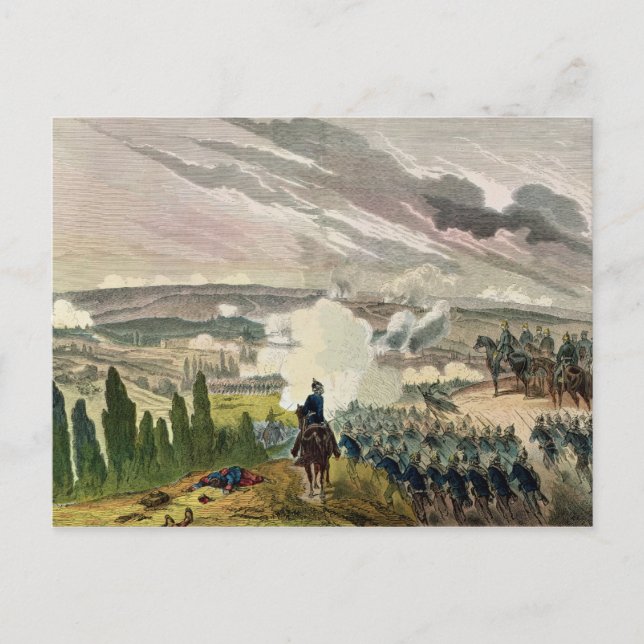 Carte Postale Bataille de Sedan, 1er septembre 1870 (Devant)