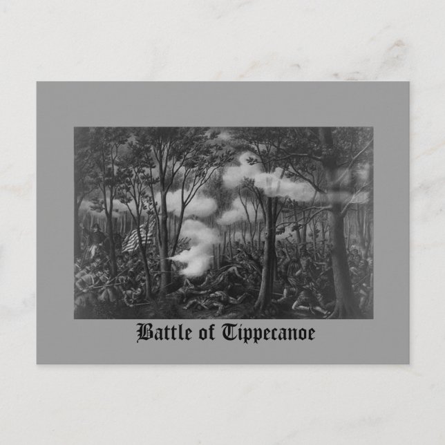 Carte Postale Bataille de Tippecanoe (Devant)