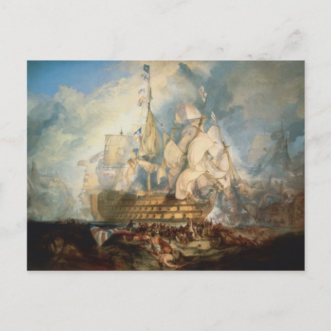 Carte Postale Bataille de Trafalgar (Devant)