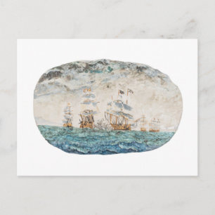 Carte Postale Bataille de Trafalgar 1805 1998