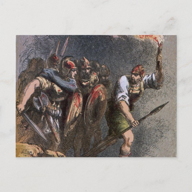 Carte Postale Bataille de Veii (Devant)