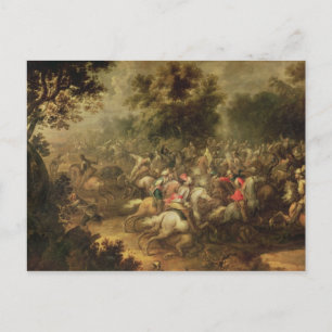 Carte Postale Bataille des cavaliers
