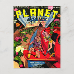 Carte Postale Bataille des monstres de l'espace d'un oeil