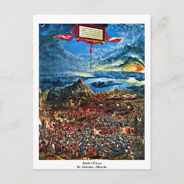 Carte Postale Bataille D'Issus Par Altdorfer, Albrecht (Devant)