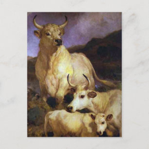 Carte Postale Bataille sauvage de Chillingham par Edwin Henry La