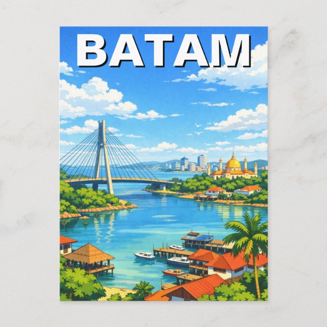 Carte Postale Batam Indonesia Travel (Devant)