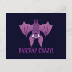Carte Postale Batcrap Crazy Wacky