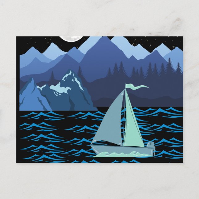 Carte Postale Bateau (Devant)