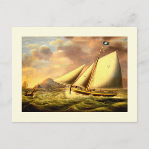 Carte Postale Bateau 9 art vintage
