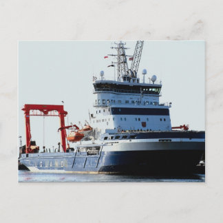 Carte Postale Bateau à moteur, quais Edinburgh Leith