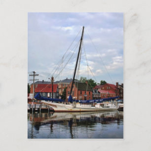 Carte Postale Bateau à voile dans le port d'Annapolis