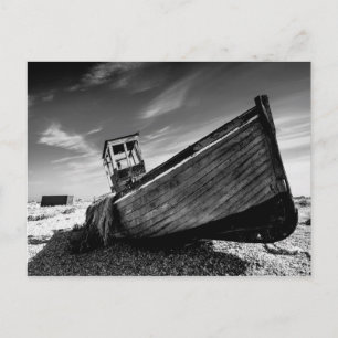 Carte Postale Bateau Abandonné Sur Dungeness Beach