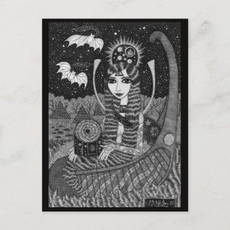 Carte postale Bateau Automne