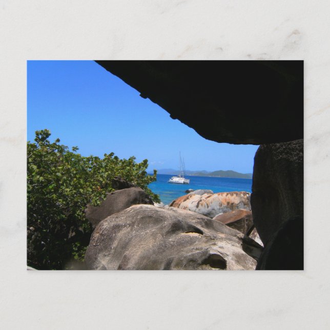 Carte Postale Bateau & Bains (Devant)