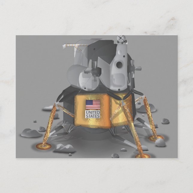 Carte Postale Bateau d'atterrissage (Devant)