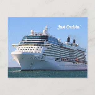 Carte Postale Bateau de croisière 8 : Juste Cruisin'
