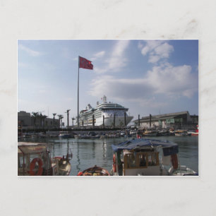 Carte Postale Bateau De Croisière Dans Le Port