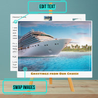 Bateau de croisière près d'une plage