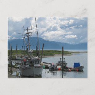 Carte Postale Bateau de pêche de l'Alaska