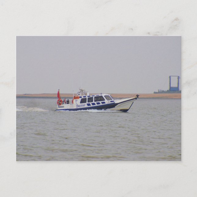 Carte Postale Bateau de sécurité (Devant)