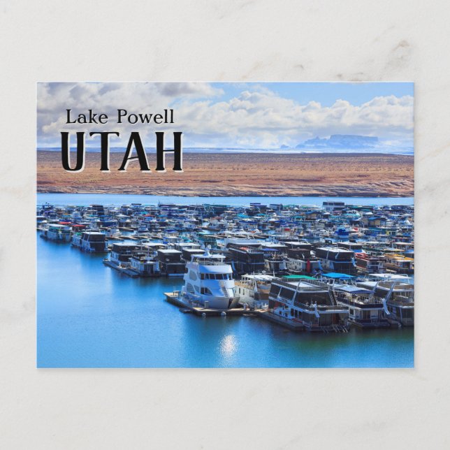 Carte Postale Bateau du lac Powell (Devant)