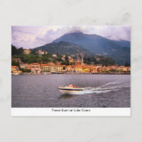 Bateau électrique sur le lac de Côme