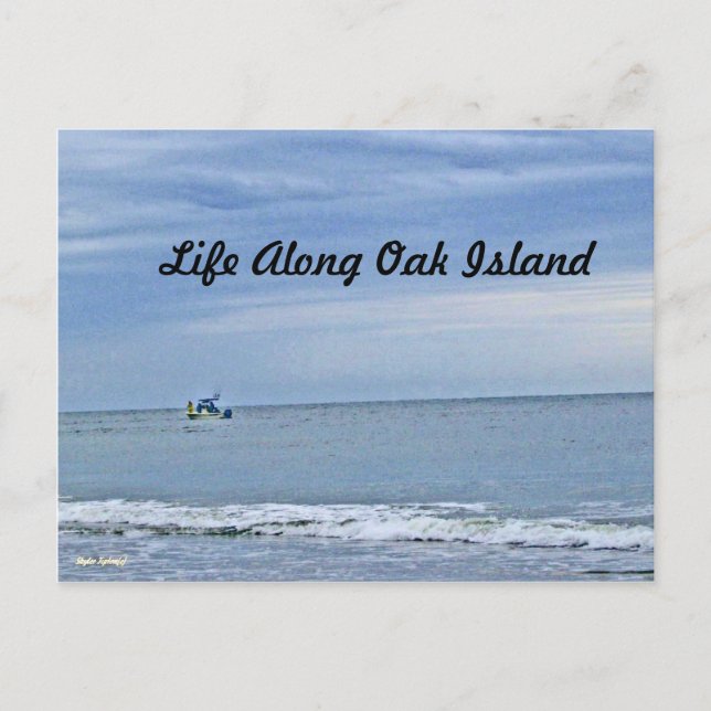 Carte Postale Bateau en mer (Devant)