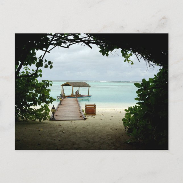 Carte Postale Bateau insulaire des Maldives (Devant)