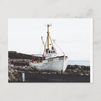 Carte Postale Bateau Islande