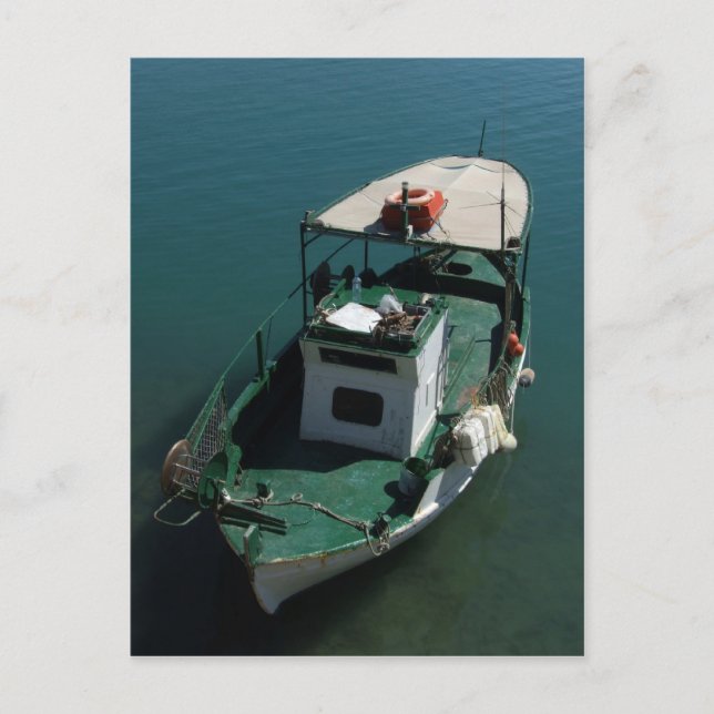 Carte postale bateau méditerranéen (Devant)