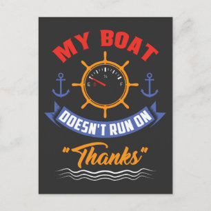 Carte Postale Bateau - Mon bateau ne fonctionne pas avec des rem