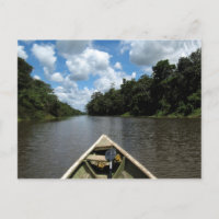 Bateau sur l'Amazonie