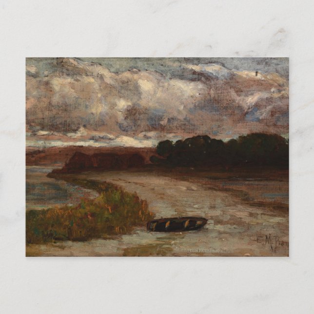Carte Postale Bateau sur le rivage - Edward Mitchell Banister (Devant)