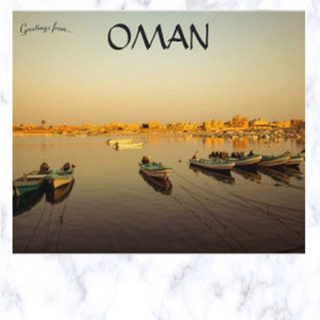 Carte Postale Bateaux à Salalah Oman (Créateur téléchargé)