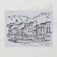 Bateaux à voile dans le port | Cassis, France