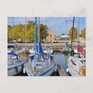 Carte Postale Bateaux à voile dans le port de Vannes en France