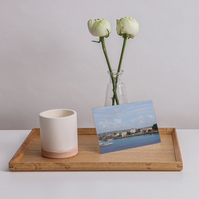 Carte Postale Bateaux à voile du port de Bonaire Kralendijk (Créateur téléchargé)