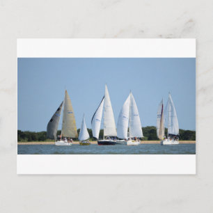 Carte Postale Bateaux à voile sur 4 juillet