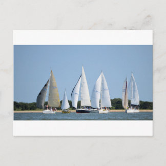 Carte Postale Bateaux à voile sur 4 juillet